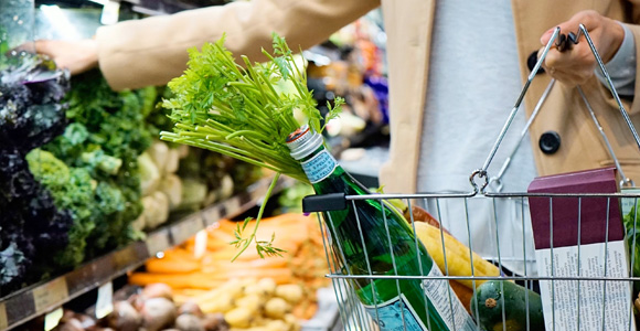 Photo of person grocery shopping